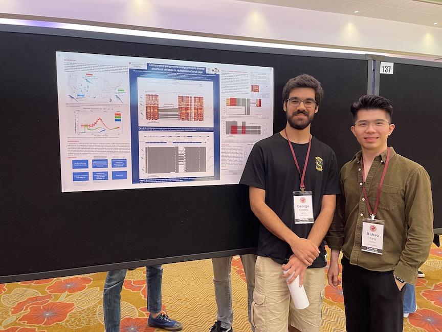 George Kolyfetis and Bohao Fang at Evolution 2023